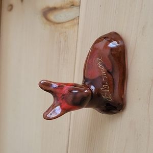 Blue Mountain Pottery Fawn Red Drip Glaze
